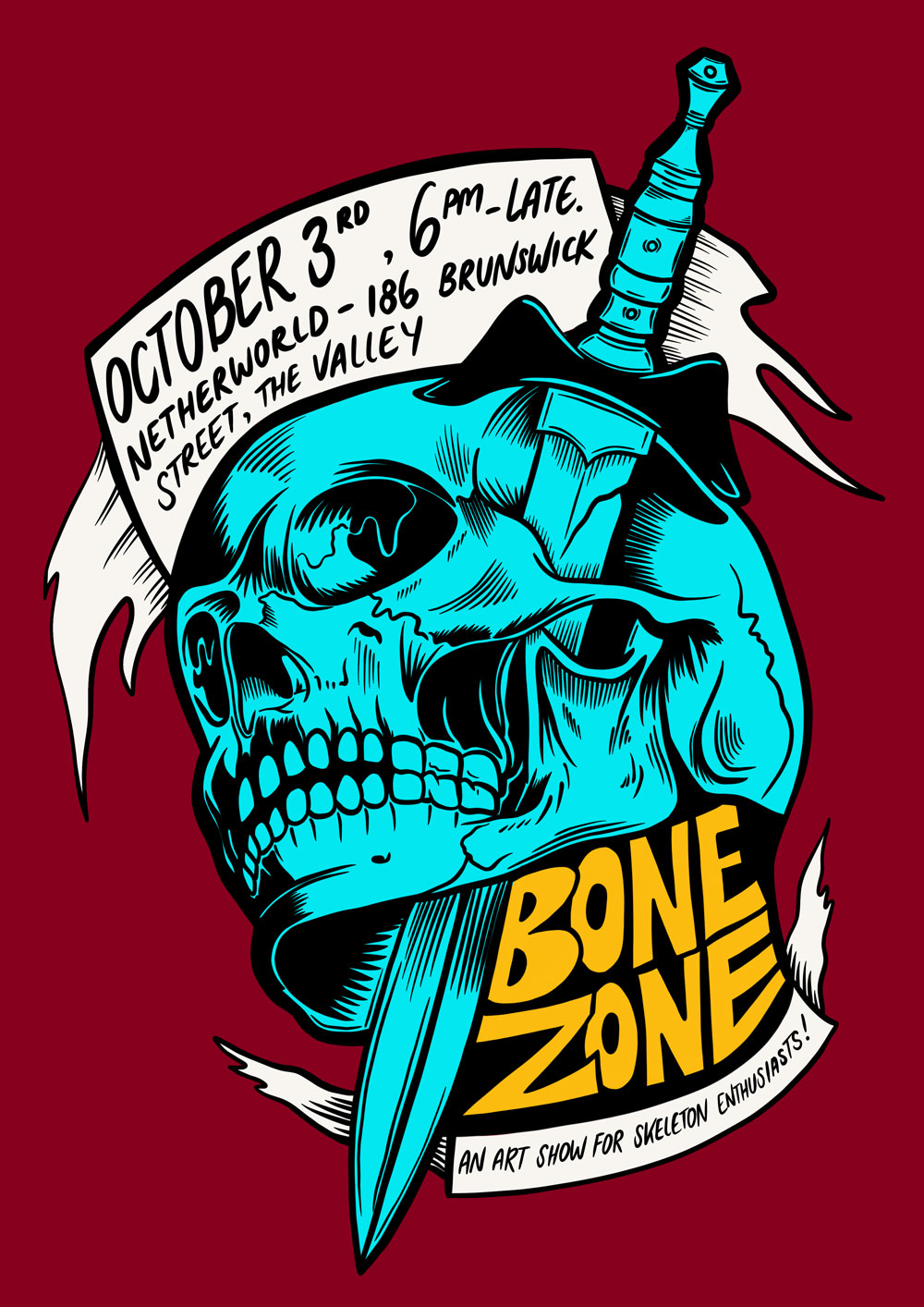 The Bone Zone Group Art Show Netherworld